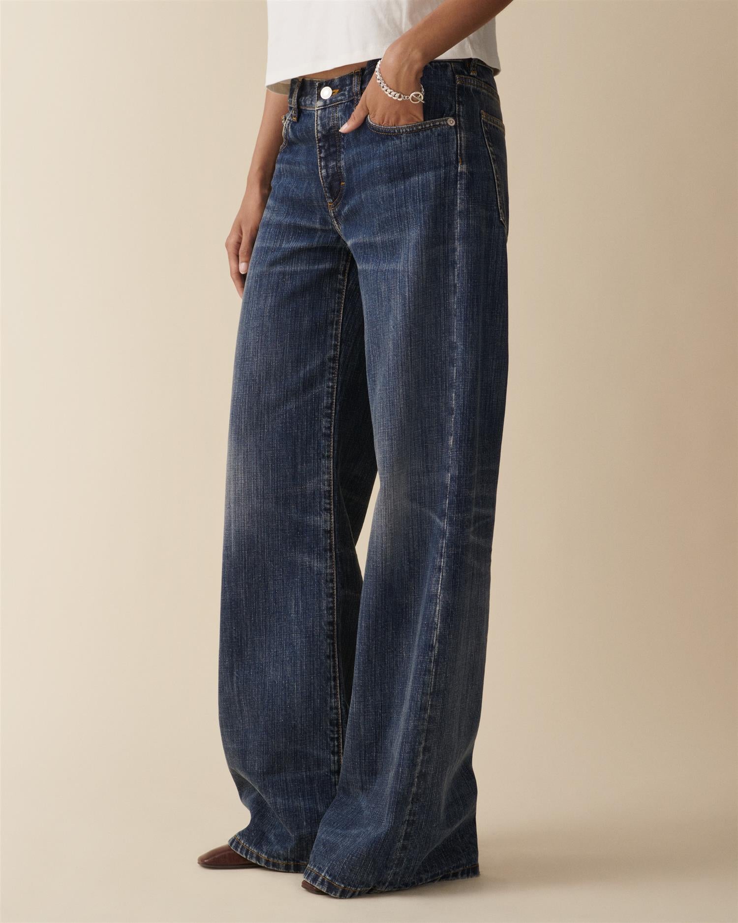 Bukser | Kyoto Dark Blue Righe